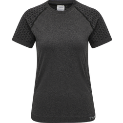 Hummel CI Seamless T-shirt W - Black Melange