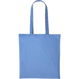 Nutshell Plain Strong Shoulder Shopper Bag - Cornflower Blue