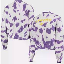 JUNK FOOD Los Angeles Lakers Tie-Dye Pullover Sweatshirt W