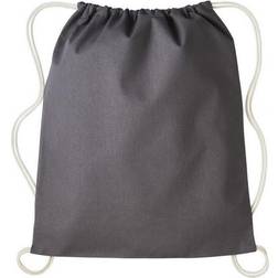 Nutshell Drawstring Gymsac - Slate Light Grey/Natural