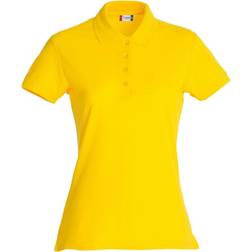 Clique Women's Plain Polo Shirt - Lemon