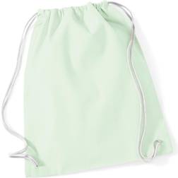 Westford Mill Gymsack Bag 2-pack - Pastel Mint/White