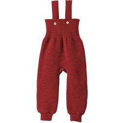 Disana Kid’s Suspender Pants - Red