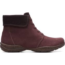 Clarks Roseville Lace - Burgundy