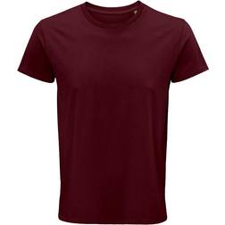 Sols Mens Crusader Organic T-shirt - Burgundy