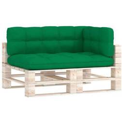 vidaXL 314563 3-pack Chair Cushions Green (120x80)