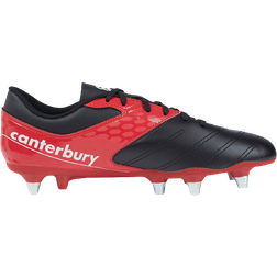 Canterbury Phoenix Raze Soft Ground - Black/Red