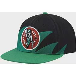 Mitchell & Ness Boston Celtics Hardwood Classics Sharktooth Snapback Cap Sr