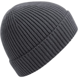 Beechfield Engineered Knit Ribbed Beanie - Graphite Grey