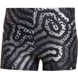 Adidas Colour Maze Swim Boxers - Black/Grey Six/Grey Two