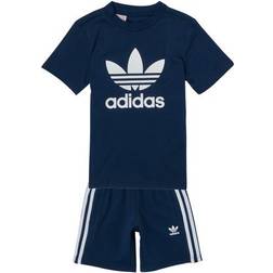 Adidas Adicolor Shorts and Tee Set - Night Indigo (HK2970)