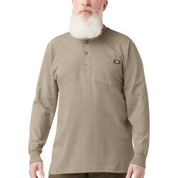 Dickies Heavyweight Henley Long Sleeve T-shirt - Desert Sand