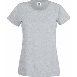 Fruit of the Loom Womens Valueweight Short Sleeve T-shirt 5-pack - Heather Grey