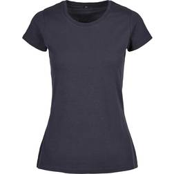Build Your Brand Women's Basic T-shirt - Navy