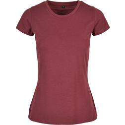 Build Your Brand Women's Basic T-shirt - Cherry