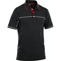 Blåkläder Polo Shirt - Black/Red