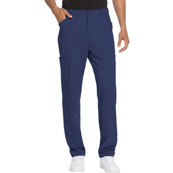 Dickies Men's Advance Straight Leg Zip Fly Cargo Scrub Pants - Navy Blue