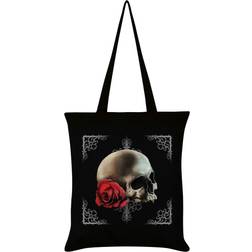Grindstore Cranial Rose Tote Bag - Black