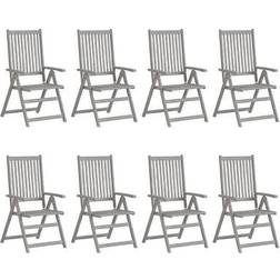 vidaXL 3075140 8-pack Garden Dining Chair