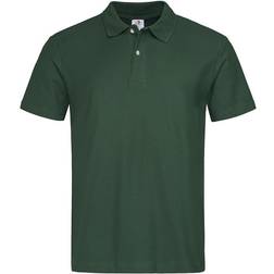 Stedman Mens Cotton Polo Shirt - Bottle Green