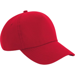 Beechfield Authentic 5 Panel Cap - Classic Red