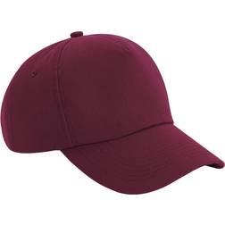 Beechfield Authentic 5 Panel Cap - Burgundy