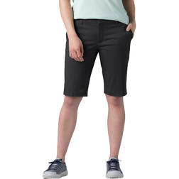 Dickies Women's Perfect Shape 11" Bermuda Shorts - Rinsed Black