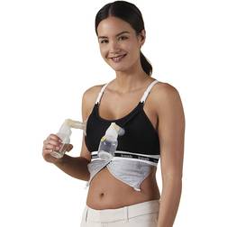 Bravado Designs Clip and Pump Hands-Free Nursing Bra Accessory Black (9301VBA)