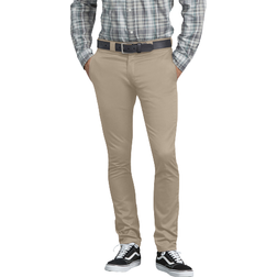 Dickies Skinny Fit Straight Leg Work Pants - Desert Sand