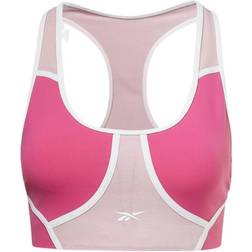 Reebok Women Lux Racer Padded Colorblocked Bra - Semi Proud Pink