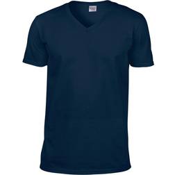 Gildan Soft Style V-Neck Short Sleeve T-shirt M - Navy