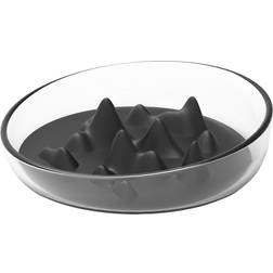 Petlife Cirlicue Mountain Shaped Modern Slow Feeding Pet Bowl