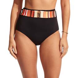 Seafolly Sun Stripe Reversible Hipster Pant Bikini Bottoms