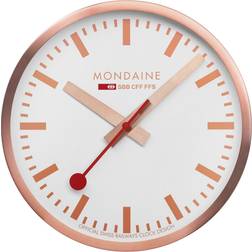 Mondaine A990CLOCK18SBK Wanduhr 25cm