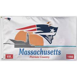 WinCraft New England Patriots Massachusetts State License Plate Flag