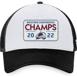 Fanatics Colorado Avalanche Western Conference Champions Locker Room Trucker 2022 Adjustable Cap Sr