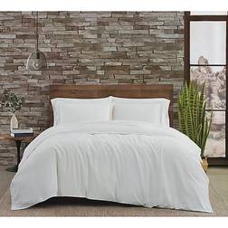 Frye Cotton Linen Blend Duvet Cover White (243.84x233.68)