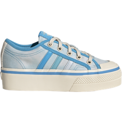 Adidas Junior Nizza Platform - Almost Blue/Sky Rush/Chalk White