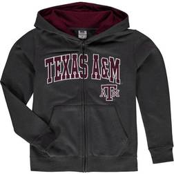 Colosseum Athletics Texas A&M Aggies Applique Arch & Logo Full-Zip Hoodie Youth