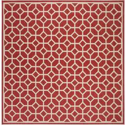 Safavieh Linden Red, Beige 79x79"