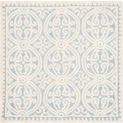 Safavieh Cambridge Collection Blue, Beige 96x96"