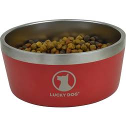 Lucky Dog Indulge Double Wall Stainless Steel Dog Bowl S