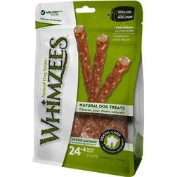 Whimzees Small Veggie Sausage Dog Treats, 28-count