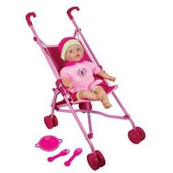 Lissi Doll Umbrella Stroller Set with 16 Baby Doll