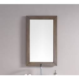 James Martin "Chicago 26" Whitewashed Walnut 305-M26-WWW" Wall Mirror