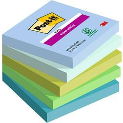 3M Post-it Super Sticky Notes Oasis 76mm x 76mm Pk5