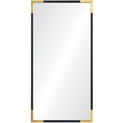 Renwil Osmond Gold and Black Rectangular Wall Mirror