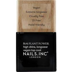 Nails Inc Plant Power Nail Varnish Top Coat 0.5fl oz