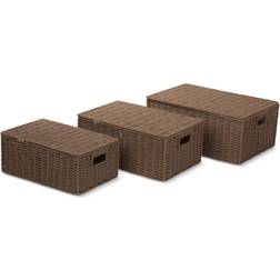 Honey Can Do STO-03557 paper rope, R2 taupe Storage Box