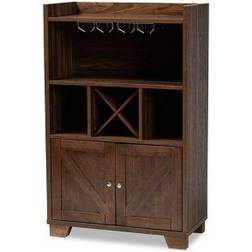 Baxton Studio Carrie Liquor Cabinet 31.1x49.1"